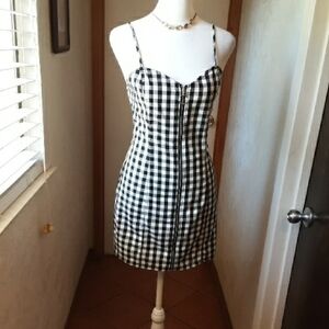 Forever 21 Black and White Mini Sundress